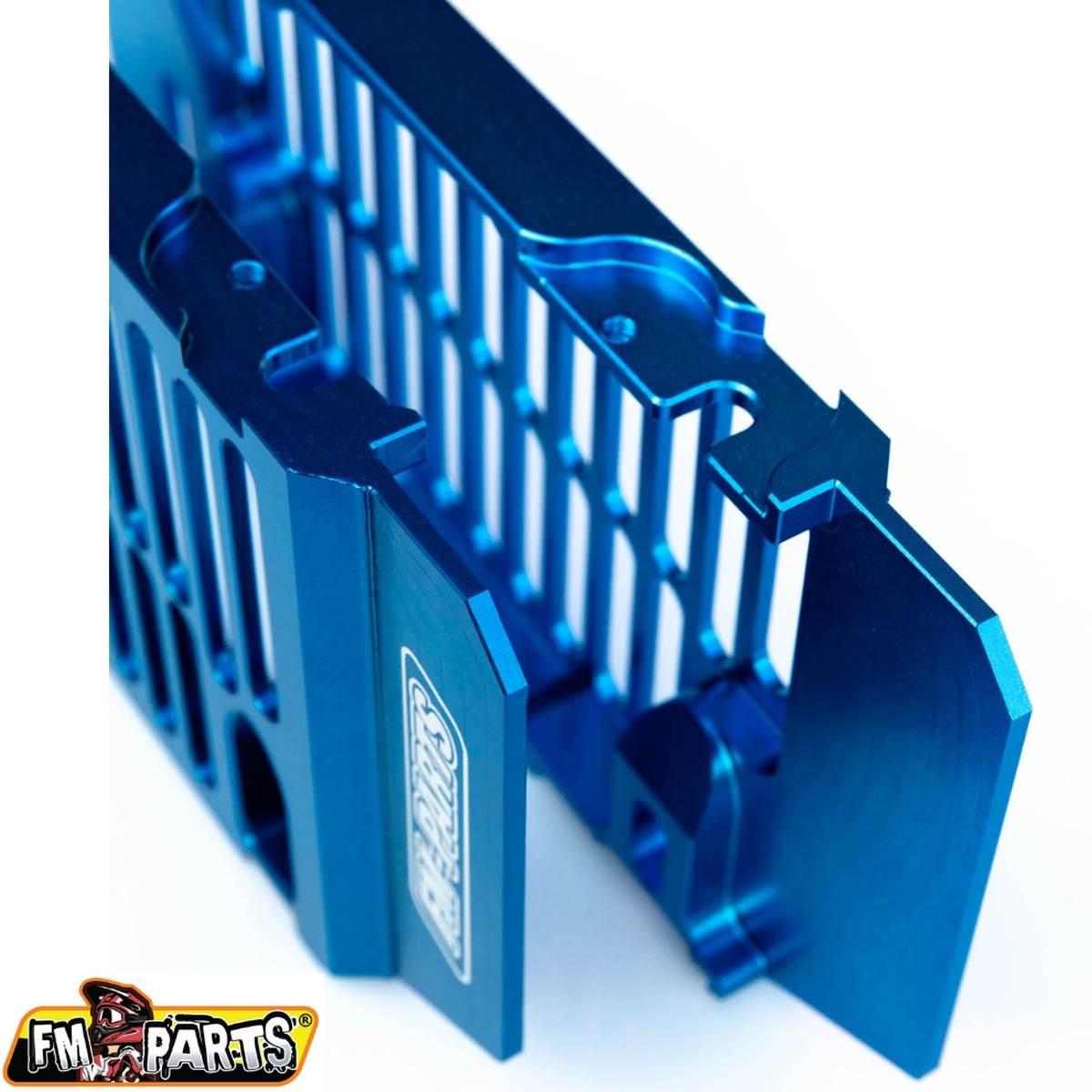 Fm-Parts Osłony Chłodnicy Kratki Aluminium Sherco '14-'24 Kolor Niebieski - zdjęcie 2