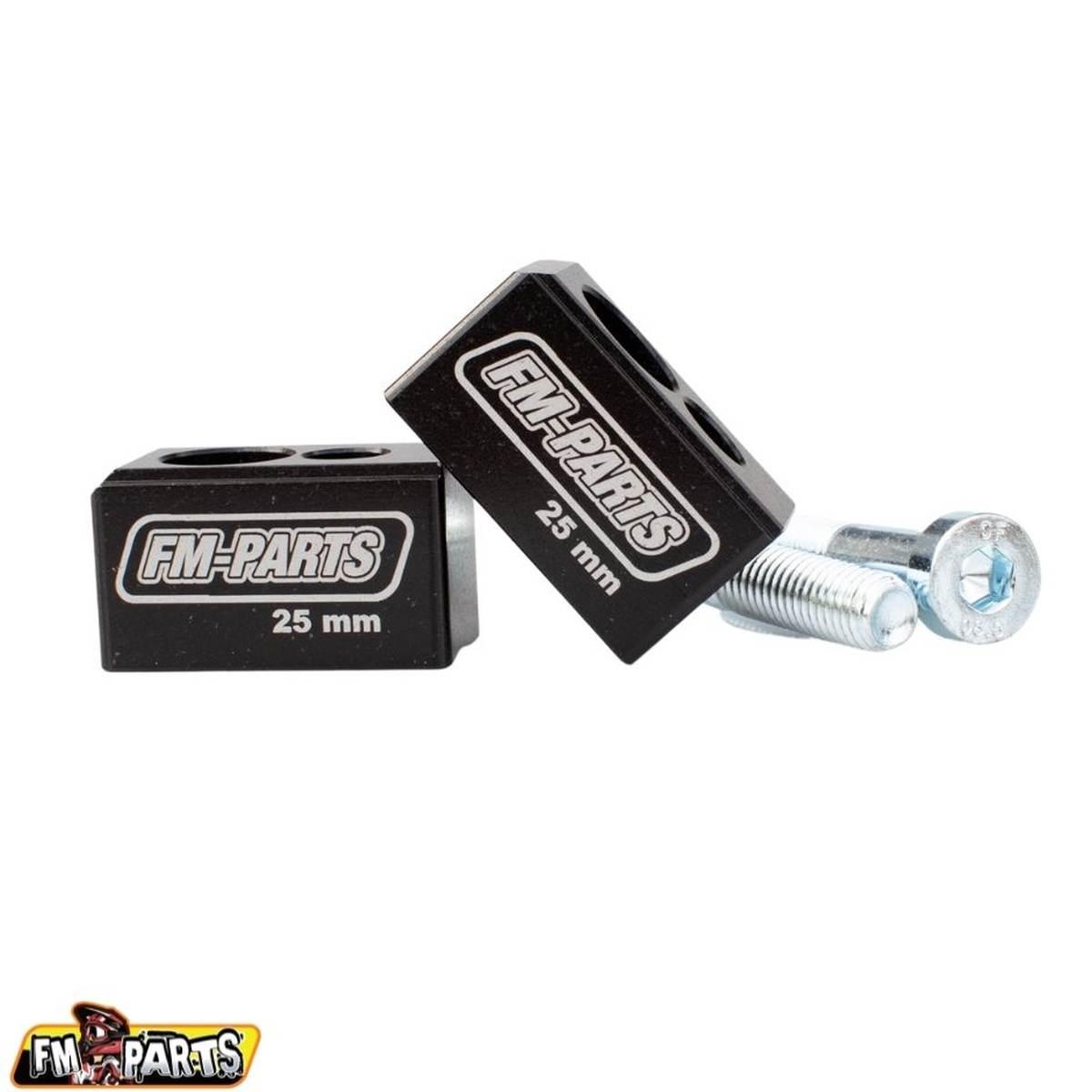 Fm-Parts Podwyższenie Kierownicy 25Mm Ktm; Husqvarna, Gas Gas Kolor Czarny - zdjęcie 2