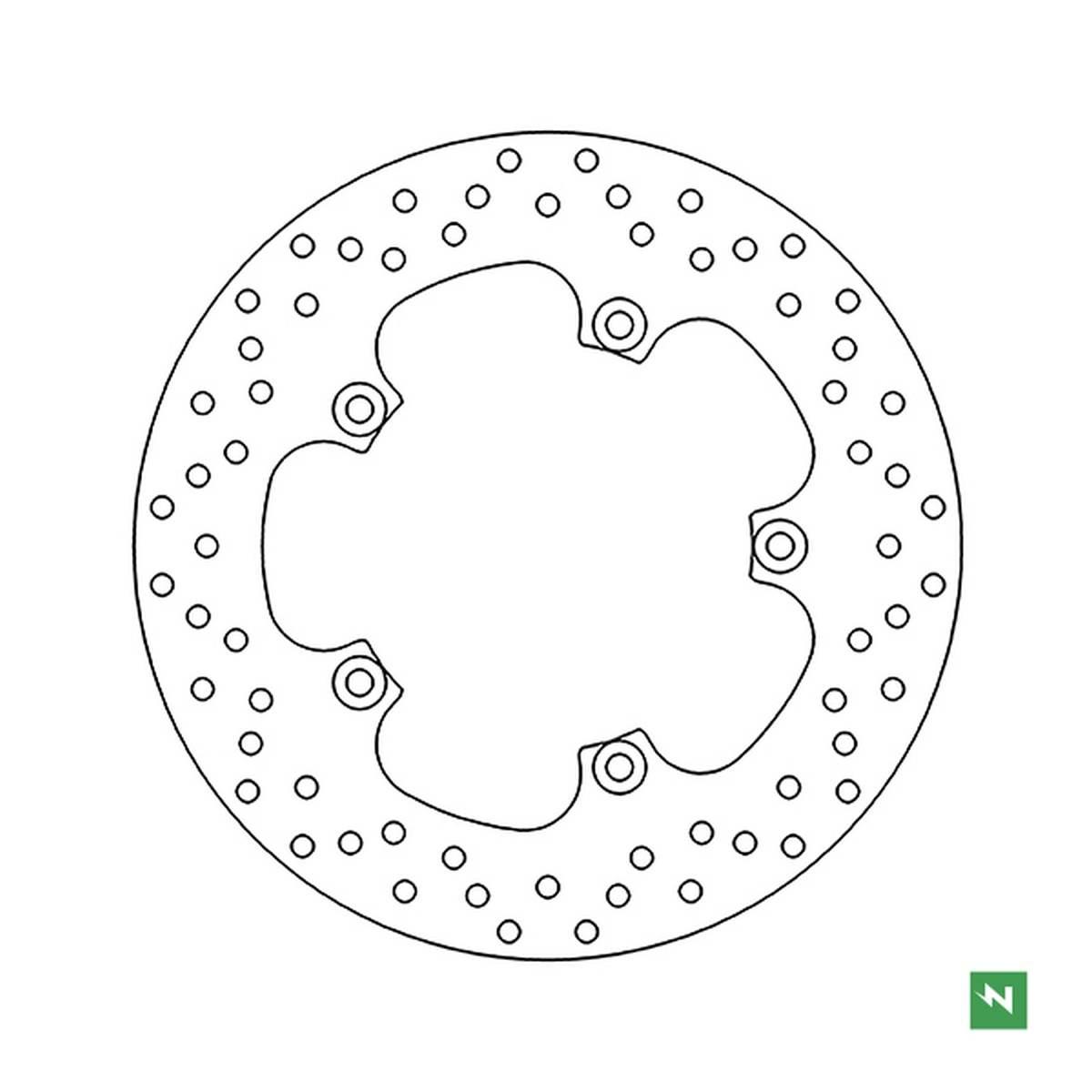 Newfren Tarcza Hamulcowa Przód/Tył Yamaha Majesty 250/400 267X132X4,5 ; Fz8