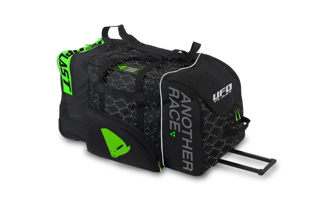 Ufo Torba Bagażowa Na Kółkach Na Ekwipunek Zawodnika Kolor Czarny - Zastępu