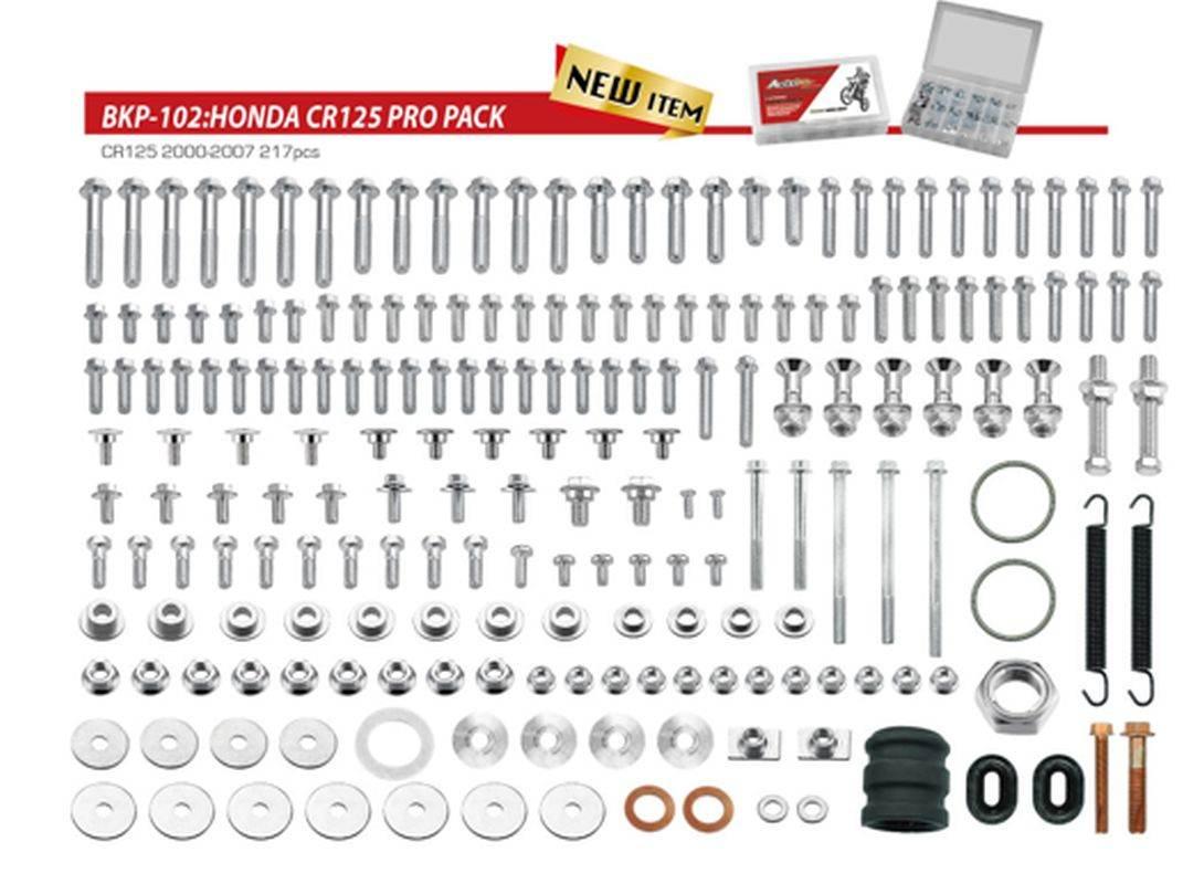 Accel Komplet Śrub Pro Pack Factory 2T Duży Honda Cr 125 '00-'07