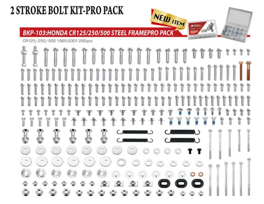 Accel Komplet Śrub Pro Pack Factory 2T Duży Honda Cr 125/250/500 '85-'01