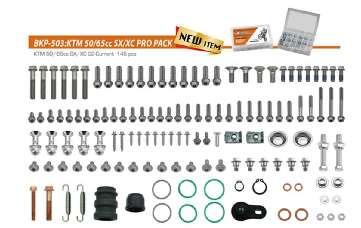 Accel Komplet Śrub Pro Pack Factory 2T Duży Ktm 50/65 Sx/Xc '02