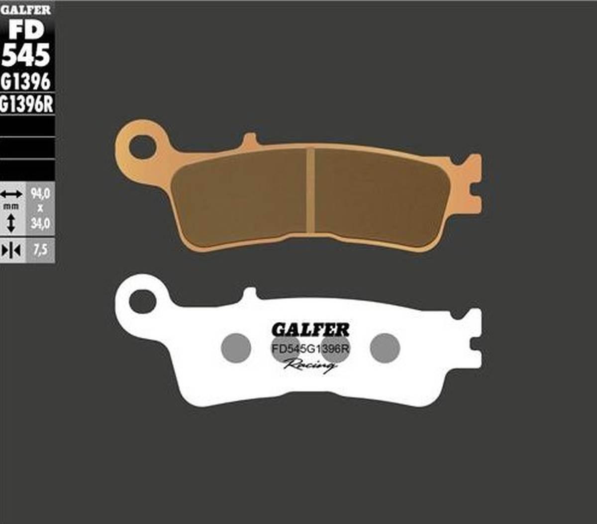Galfer Klocki Hamulcowe Kh755 Spiek Metaliczny Złote Racing Przód Fantic Xx