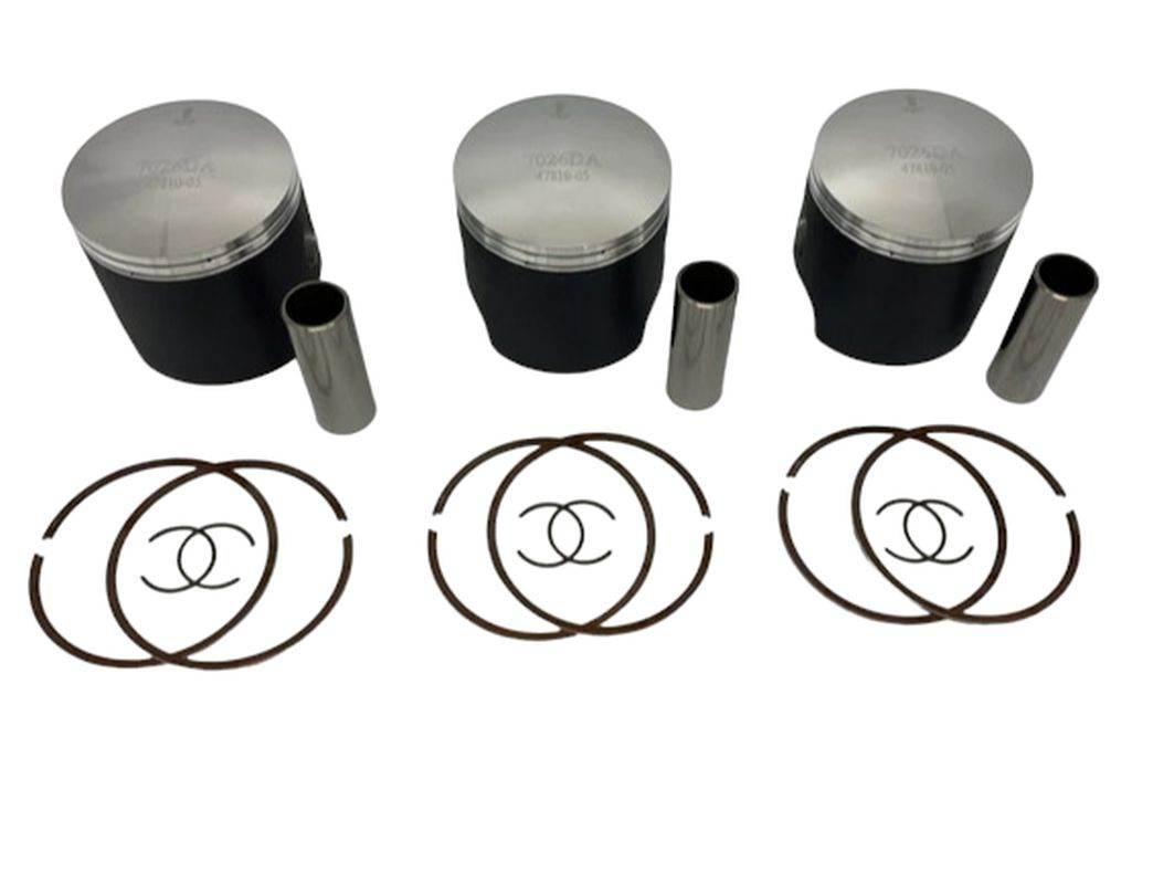 Wossner Komplet Tłoków Yamaha 2T 700 Srx '00-'02 70,50Mm Tłok 70,38Mm 3Szt