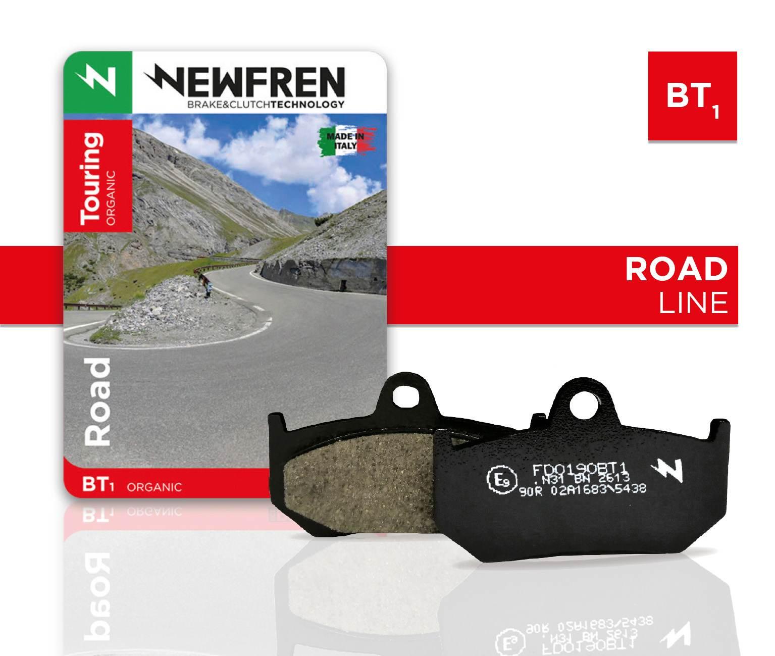 Newfren Klocki Hamulcowe Przód Kh181 Touring Organic Brembo Przód - zdjęcie 2