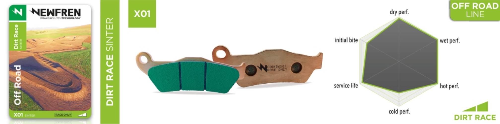 Newfren Klocki Hamulcowe Przód Kh181 Dirt Race Brembo Przód - zdjęcie 3