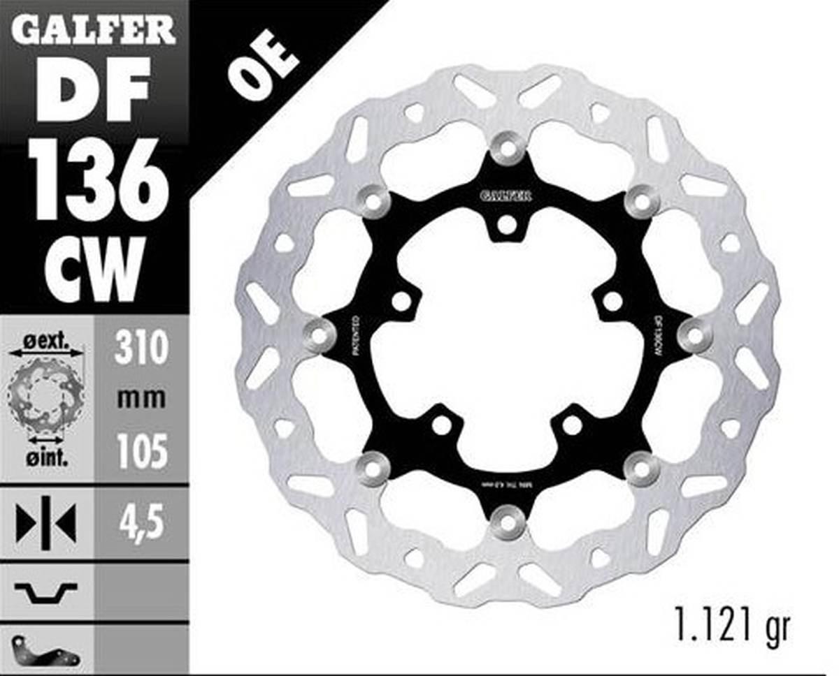 Galfer Tarcza Hamulcowa Przód Honda Cb 500X Abs '19-'21, Cb 650R '19-'23; C