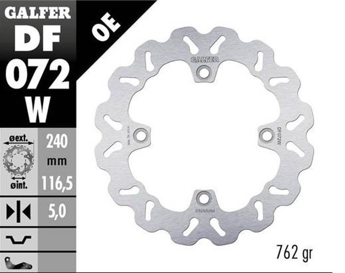 Galfer Tarcza Hamulcowa Tył Honda Cbf 500N '04-; Cb 600 Hornet '07-; Cbf 60