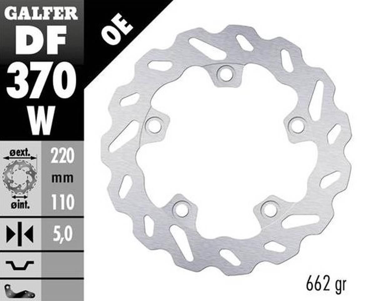 Galfer Tarcza Hamulcowa Tył Suzuki Gsx-R 1000 '16- Wave Fixed 220X110X5Mm