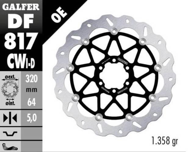 Galfer Tarcza Hamulcowa Przód Bmw Hp 4 '12-; S 1000R/Rr '09-'23; Moto Guzzi