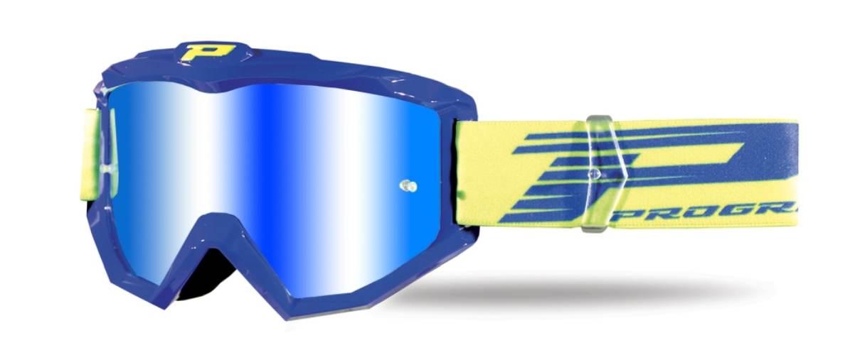 Progrip Gogle Pg3201-104 Fl Atzaki Kolor Niebieski Szyba Pg3247 Żółta Lustr