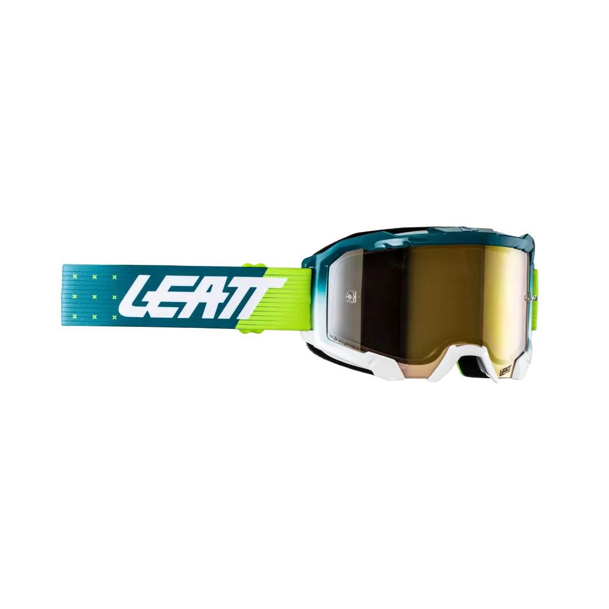Leatt Gogle Velocity 4.5 Iriz Acid Fuel Bronze Uc 68% - Kolor Niebieski/Zie