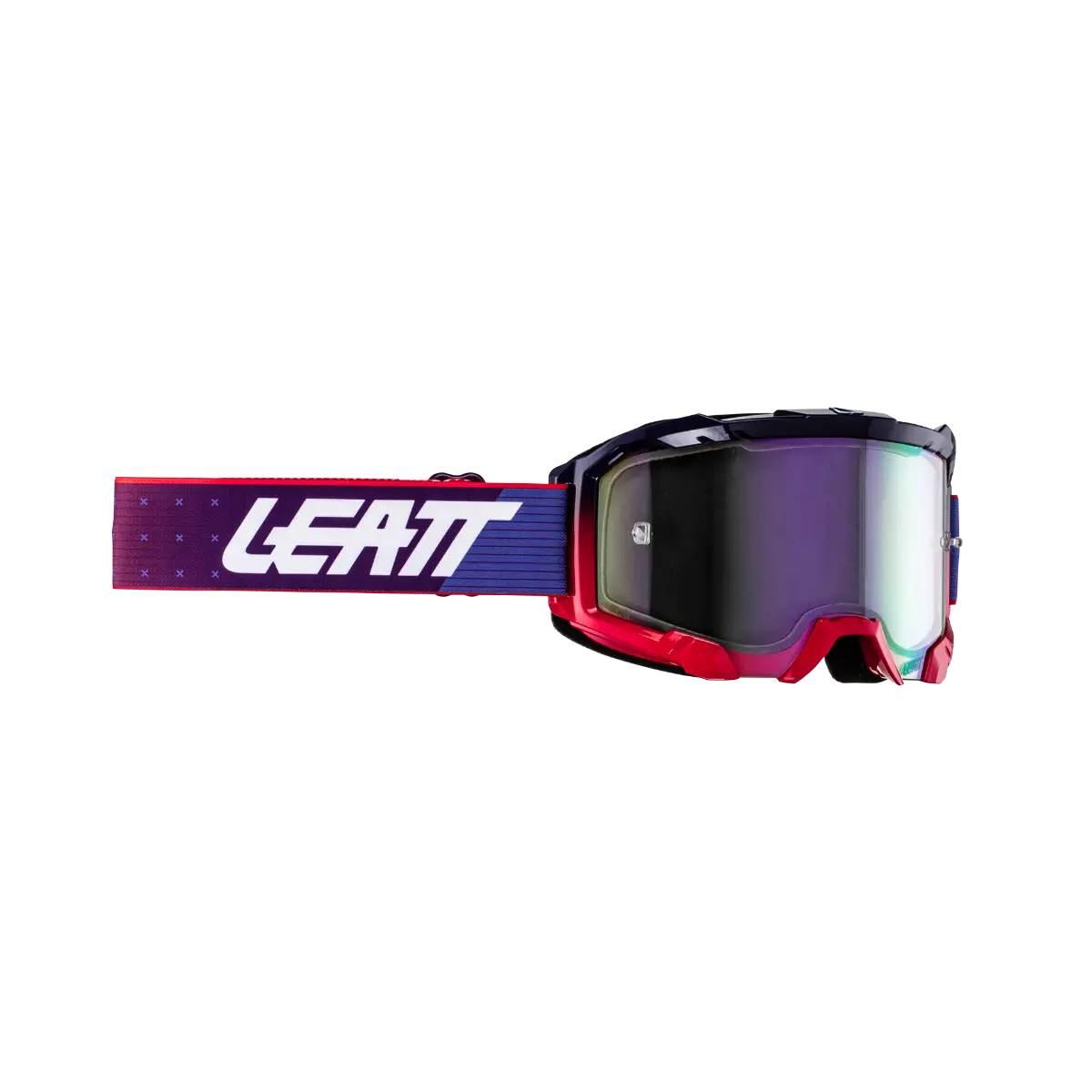 Leatt Gogle Velocity 4.5 Iriz Sundown Purple 78% - Kolor Fioletowy/Czerwony