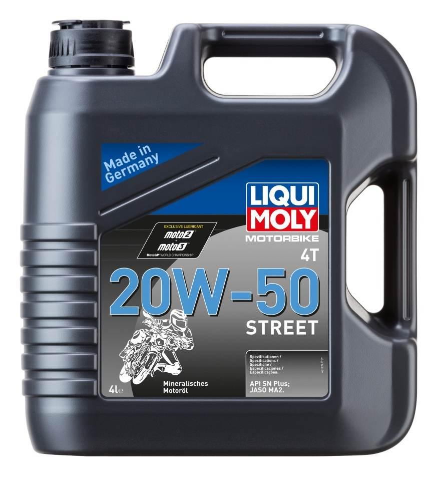 Liqui Moly Olej Silnikowy Motorbike 4T Mineralny 20W50 Street 4L 4