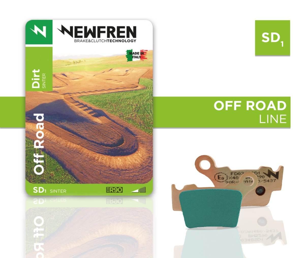 Newfren Klocki Hamulcowe Przód Kh181 Dirt Sinter Brembo Przód - zdjęcie 2
