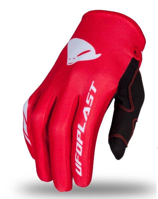 Ufo Rękawice Skill Junior Cross Mtb E-Bike Kolor Czerwony Rozmiar S - Kolek