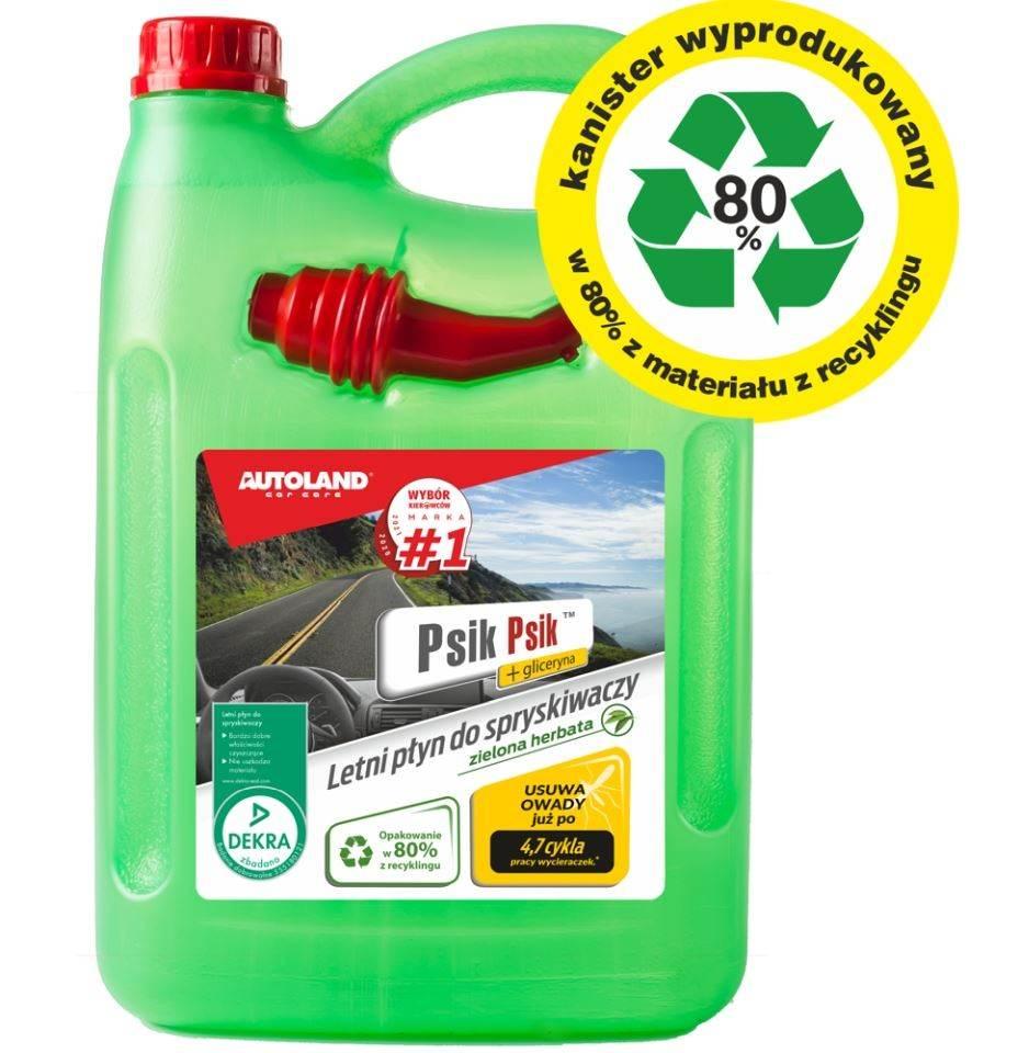 Autoland Letni Płyn Do Spryskiwaczy 4L Psik Psik Zielona Herbata 4