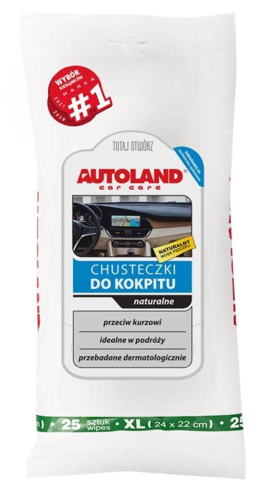 Autoland Chusteczki Do Kokpitu Naturalne 25 Szt 12