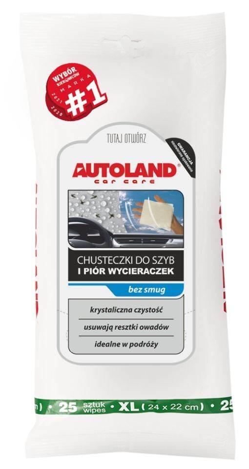 Autoland Chusteczki Do Szyb I Piór Wycieraczek 25 Szt 12