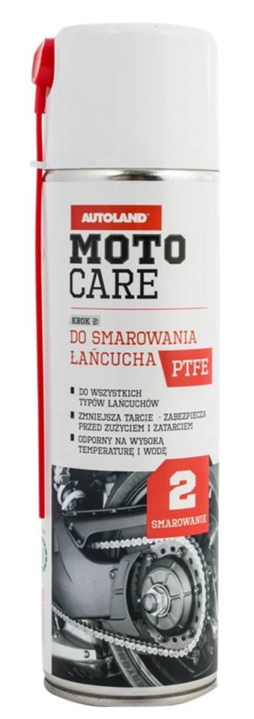 Autoland Motocare Biały Smar Ptfe Do Łańcuchów 0,5L 12