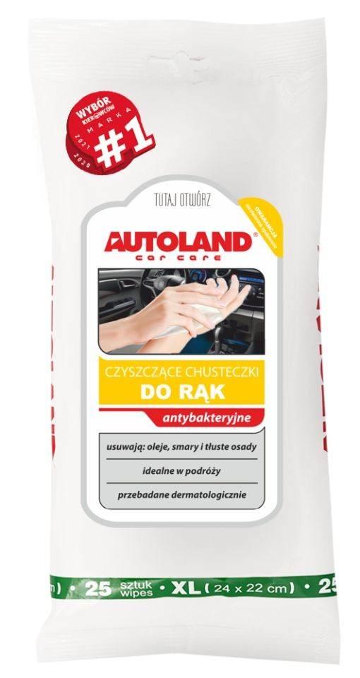 Autoland Chusteczki Do Rąk Hd Antybakteryjne 25 Szt 12