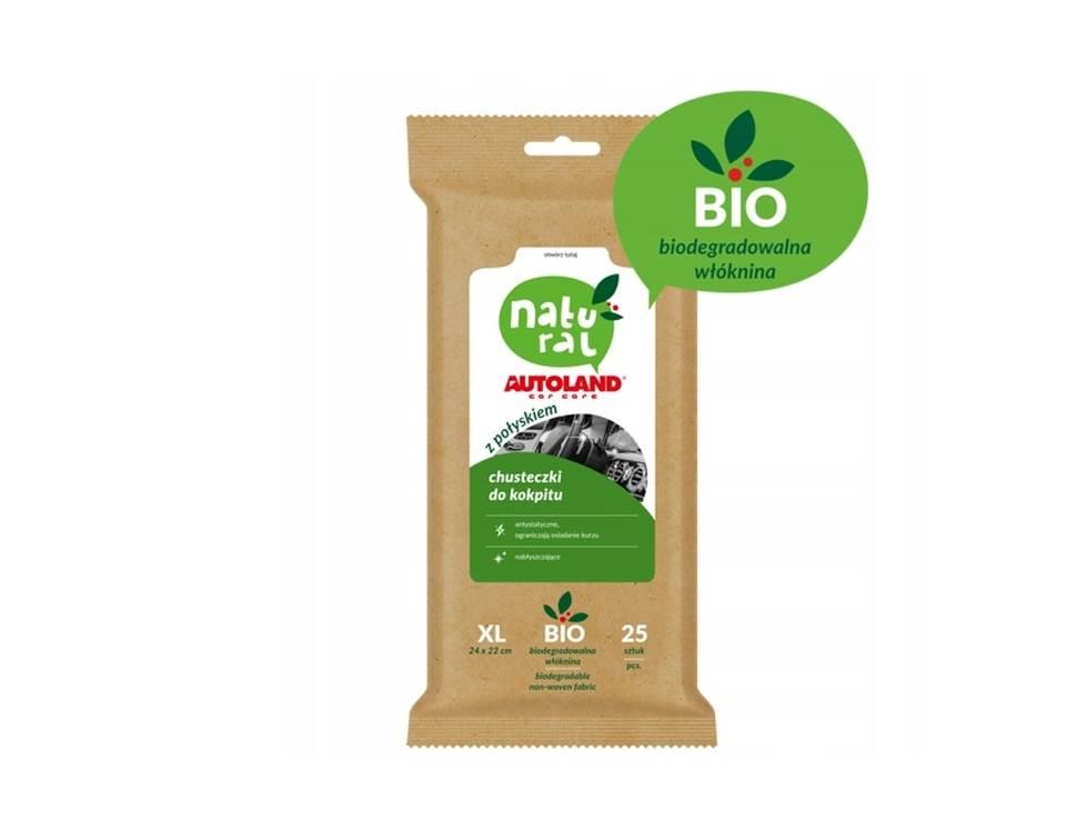 Autoland Natural Chusteczki Do Kokpitu Połysk 25 Szt 12