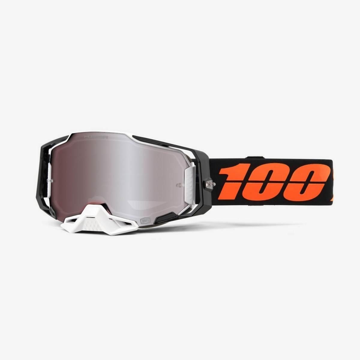 100 Procent Gogle Armega Blacktail - Hiper Silver Mirror Lens - Kolor Czarn
