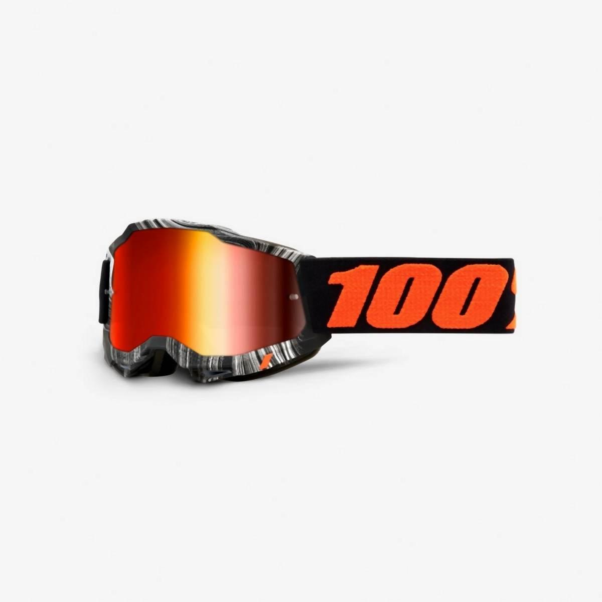 100 Procent Gogle Accuri 2 Youth Junior Geospace - Mirror Red Lens - Kolor