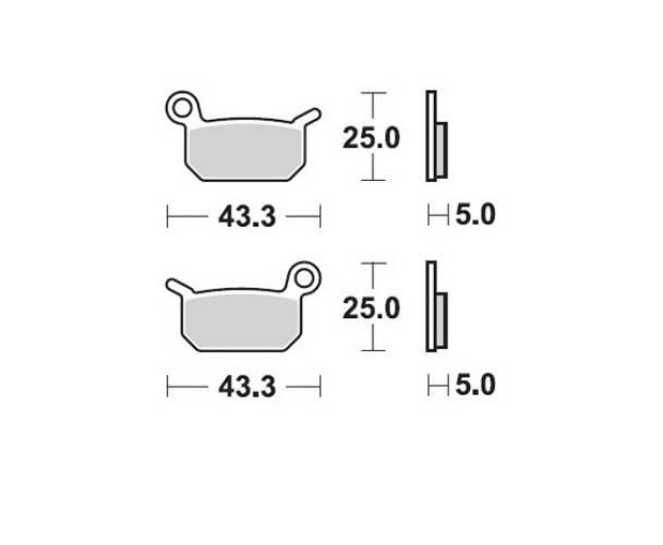 Moto-Master Klocki Hamulcowe Kh325 Sinter Metal Oem: 11 Sinterpro Racing Kt
