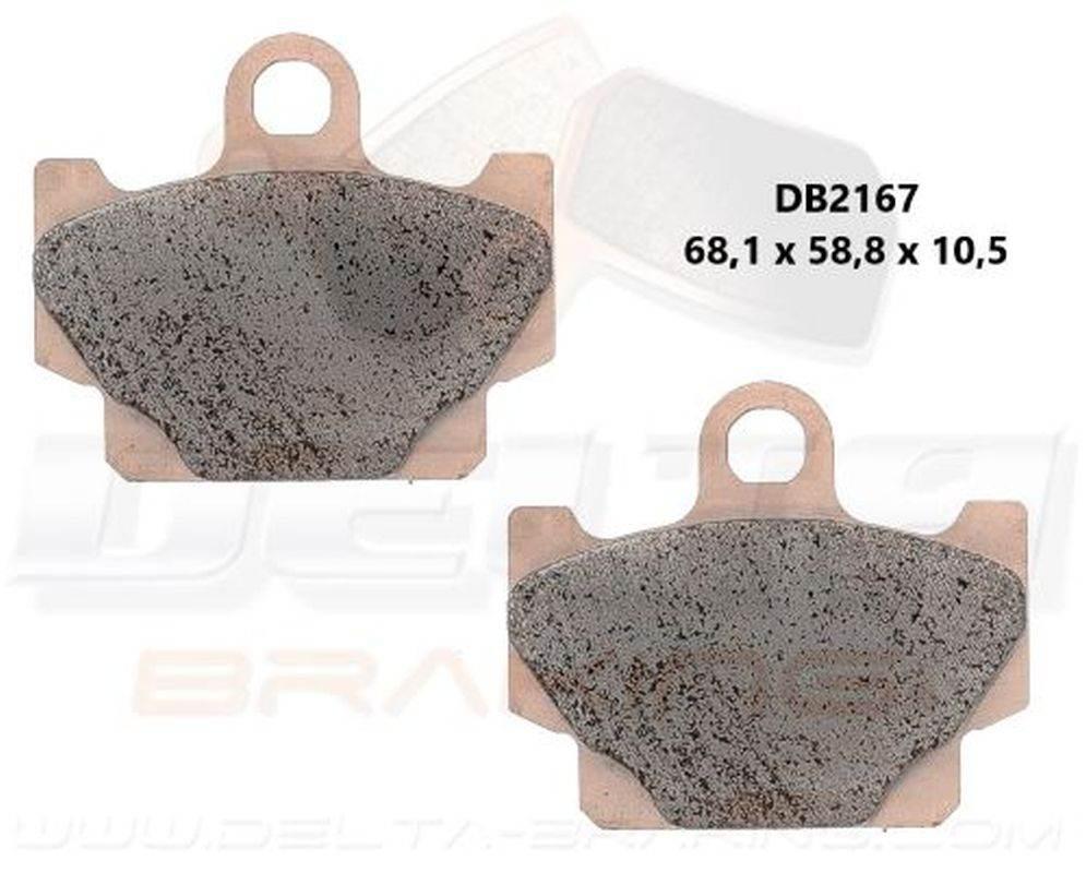 Delta Braking Klocki Hamulcowe Przód Kh81 - Zastępują Db2167Mx-D I Db2167Qd