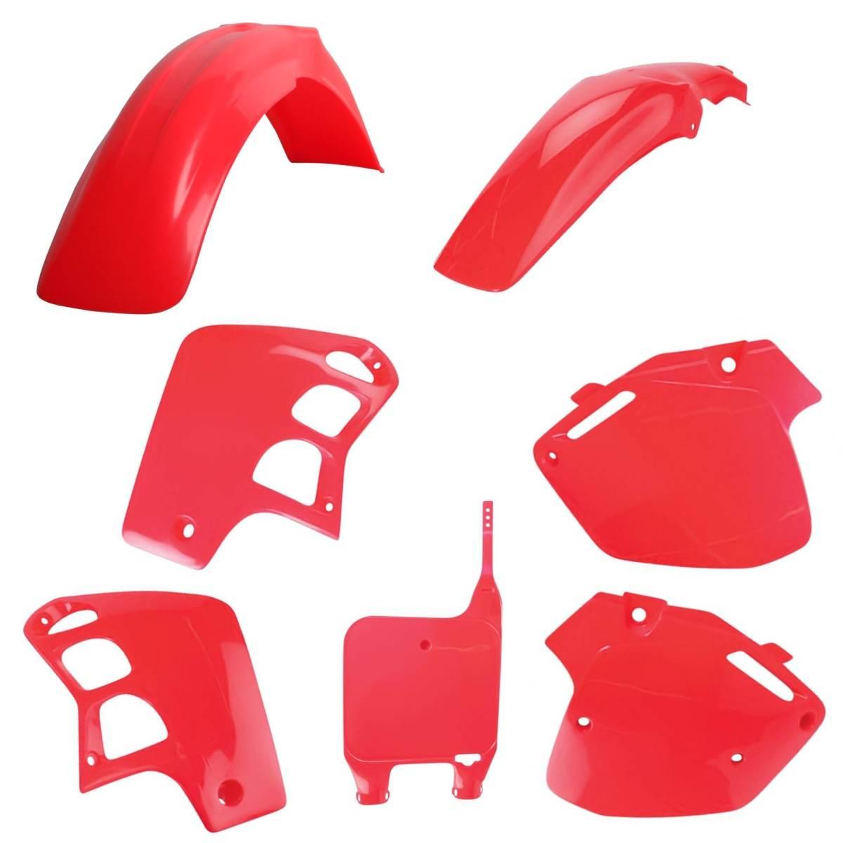 Polisport Komplet Plastików Honda Cr 500 '91-'94 Kolor Oem Czerwony Fluo-R