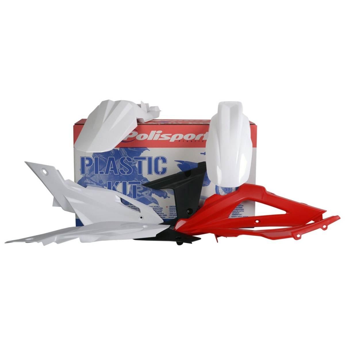 Polisport Komplet Plastików Husqvarna Tc/Fe '09 Kolor Biało Czarno Czerwony