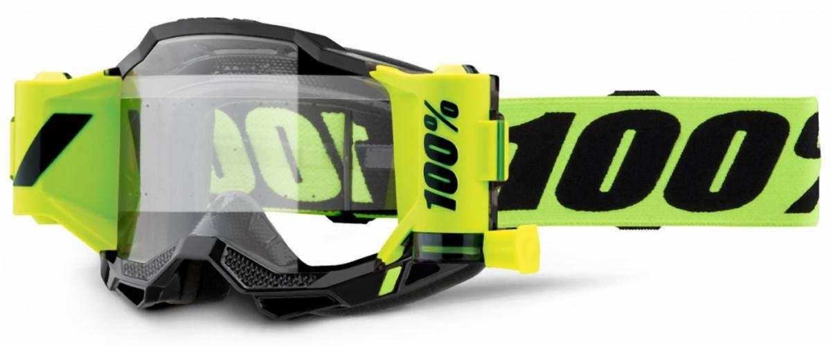 100 Procent Gogle Accuri 2 Forecast Roll-Off Neon Yellow Kolor Żółty Neon/C