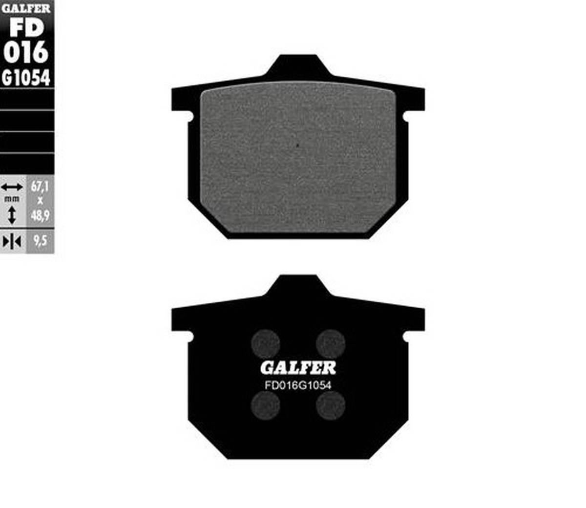Galfer Klocki Hamulcowe Kh029 Półmetaliczne