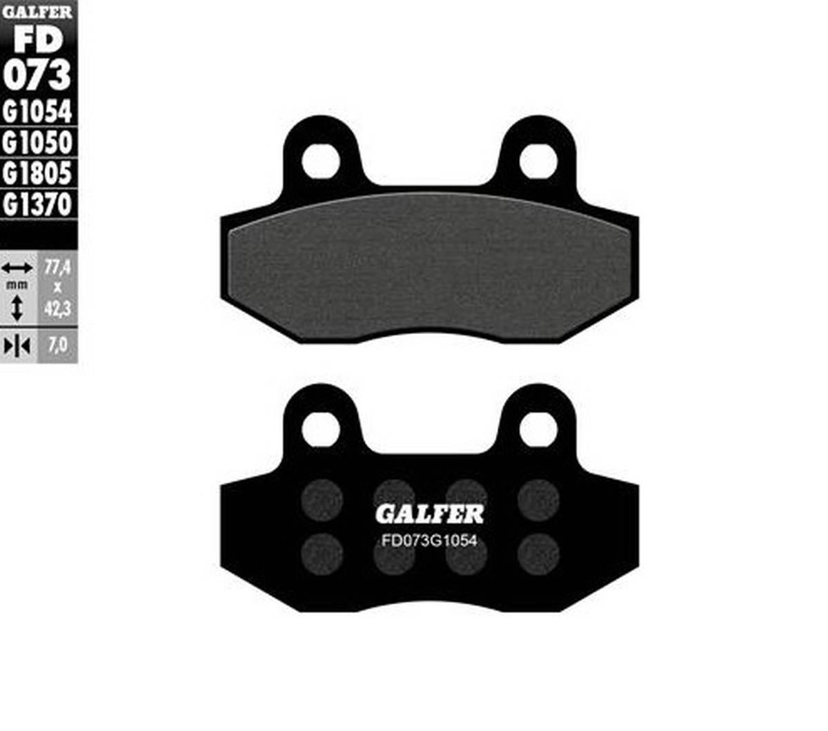 Galfer Klocki Hamulcowe Kh086 Półmetaliczne