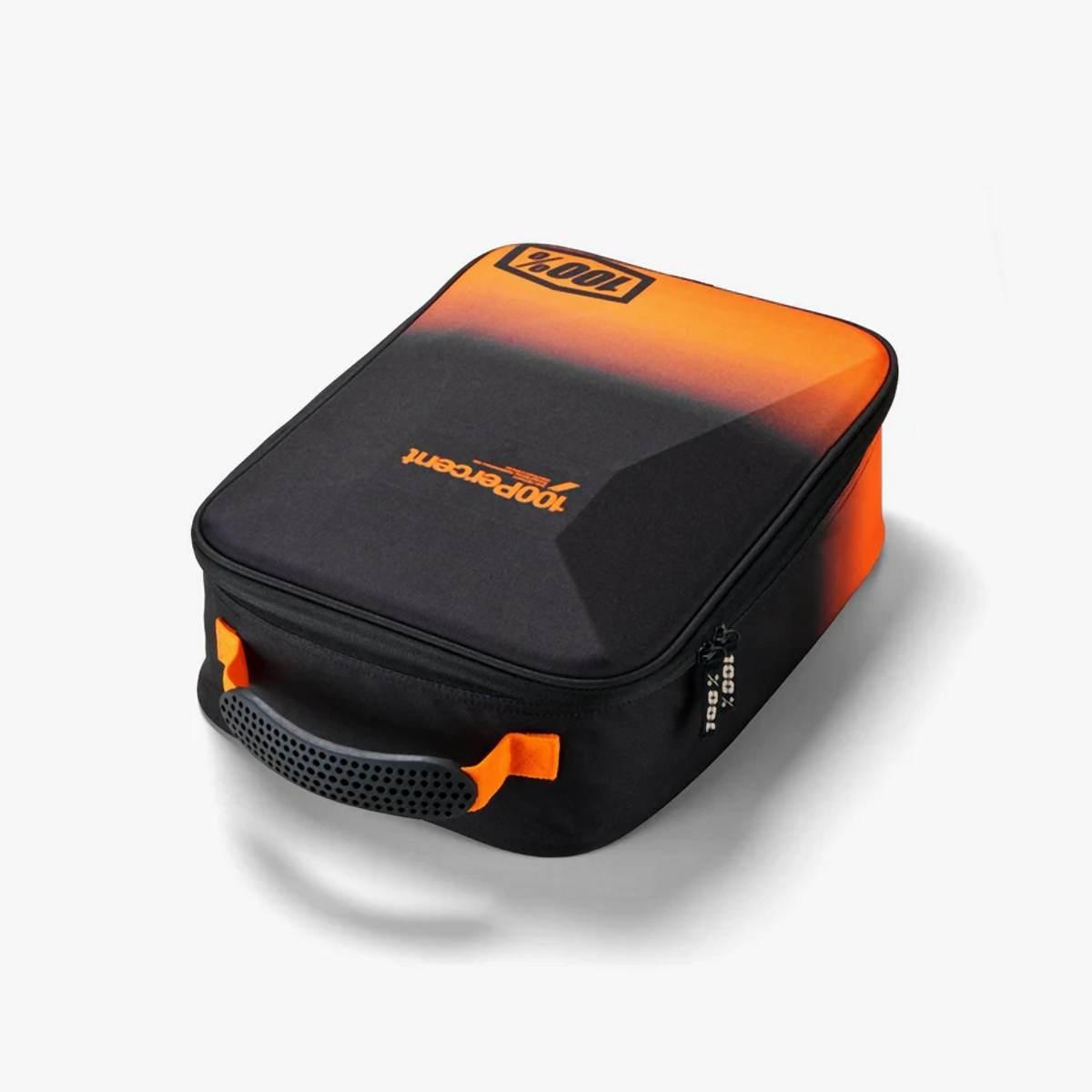 100 Procent Goggle Case Crush Black/Orange - Pudełko Etui Case Na Gogle - K