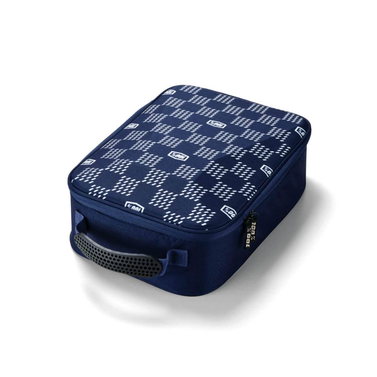 100 Procent Goggle Case Louis Navy/Grey - Pudełko Etui Case Na Gogle Kolor