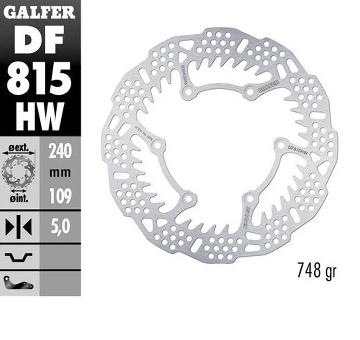 Galfer Tarcza Hamulcowa Tył Beta 250Rr '12-'24; 300Rr '13-'24; 350Rr '13-'2