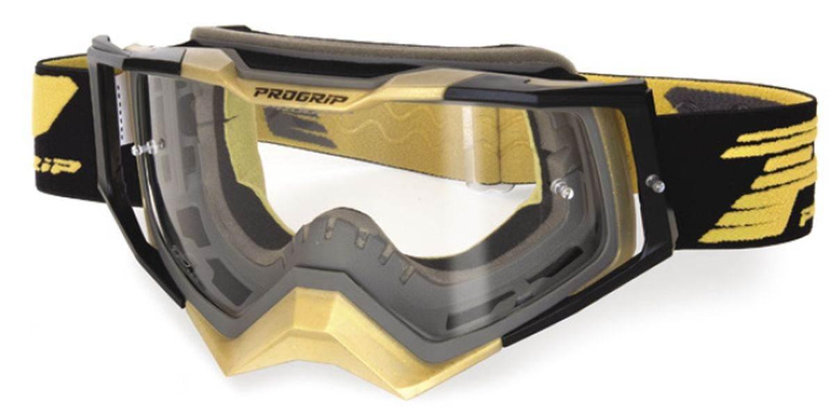 Progrip Gogle Pg3309-380 Tr Rapid Kolor Złoty/Czarny Szyba Pg3329 Antiscrat