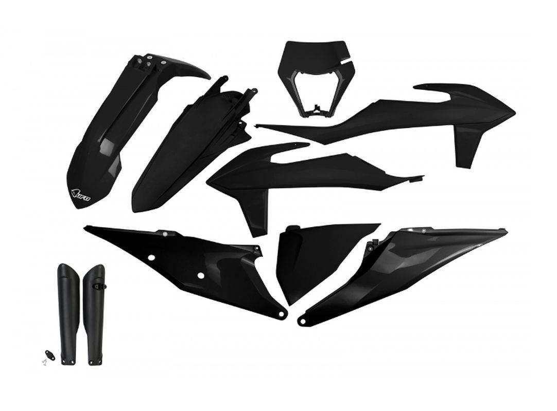 Ufo Komplet Plastików Full Kit Z Osłonami Teleskopów Amortyzatorów Ktm Exc