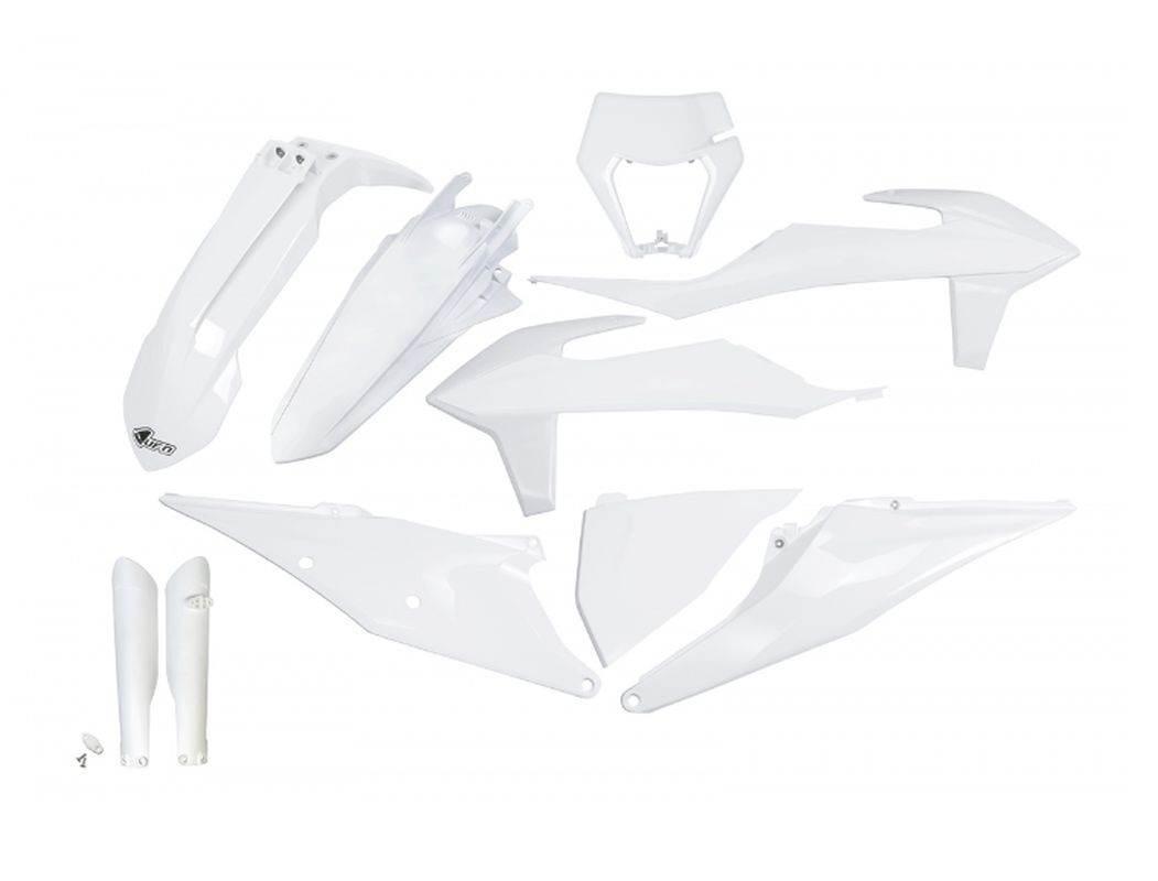 Ufo Komplet Plastików Full Kit Z Osłonami Teleskopów Amortyzatorów Ktm Exc