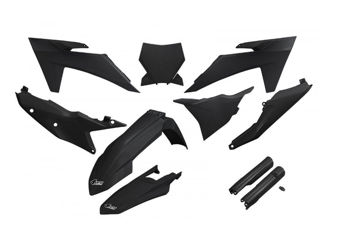 Ufo Komplet Plastików Full Kit Z Osłonami Teleskopów Amortyzatorów Ktm Sx 1