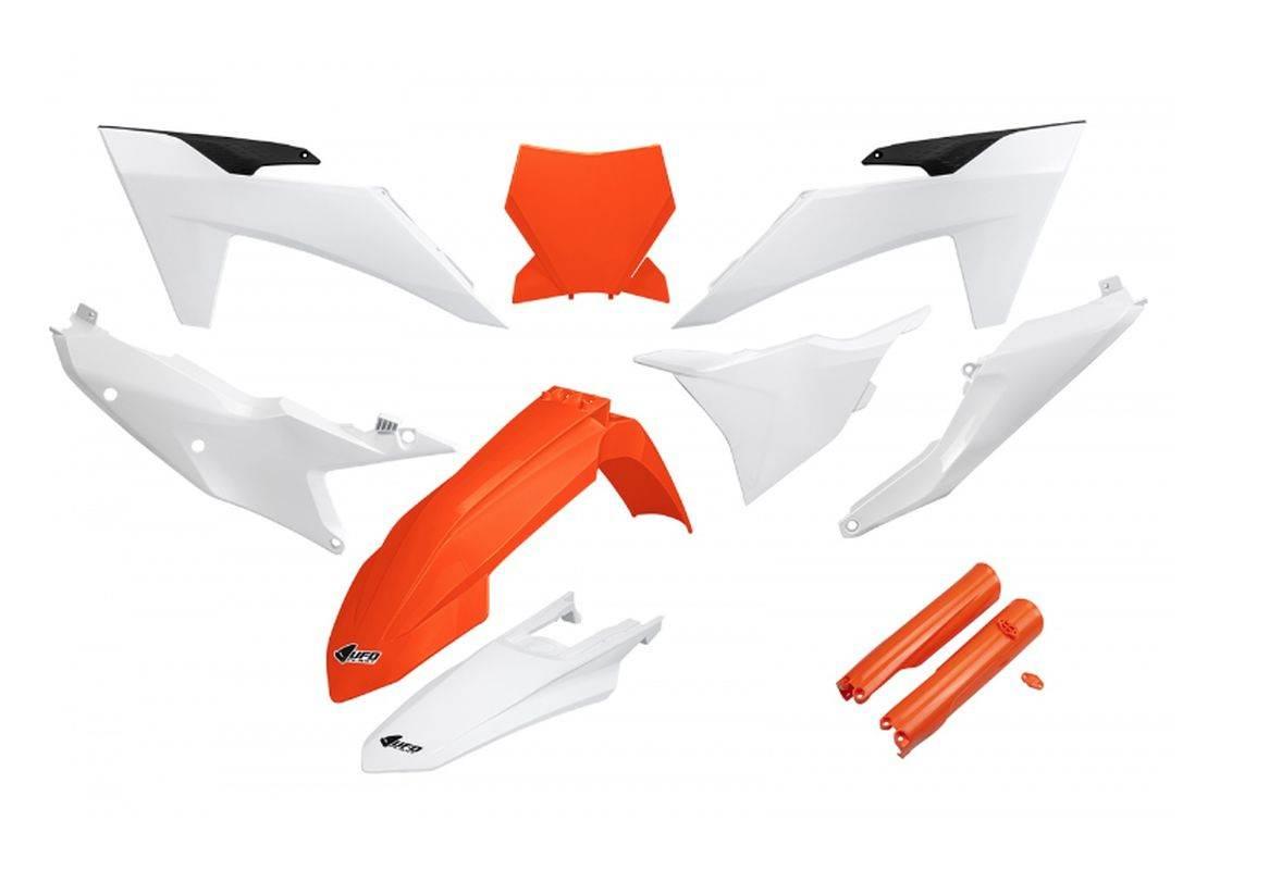 Ufo Komplet Plastików Full Kit Z Osłonami Teleskopów Amortyzatorów Ktm Sx 1