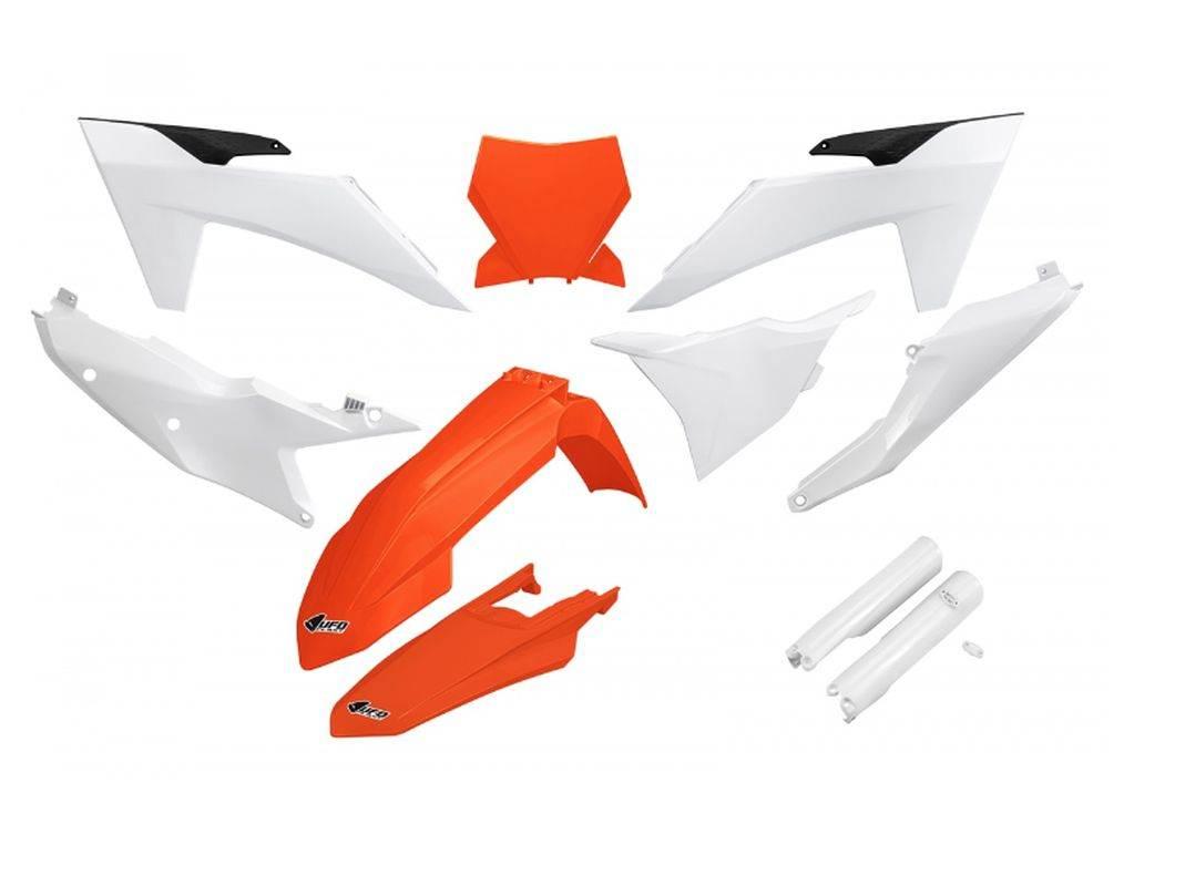 Ufo Komplet Plastików Full Kit Z Osłonami Teleskopów Amortyzatorów Ktm Sx 1