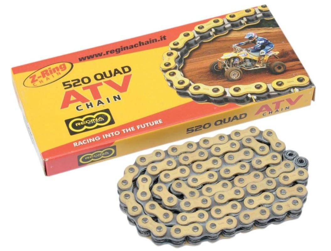 Regina Łańcuch Napędowy 520Quad 104 Ogniw Z-Ring Atv Do 500 Ccm Złoty 135Qu