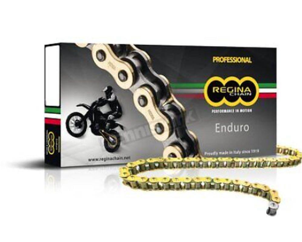 Regina Łańcuch Napędowy 525Zre 112 Ogniw Z-Ring Enduro Do 750 Ccm Złoty Zap