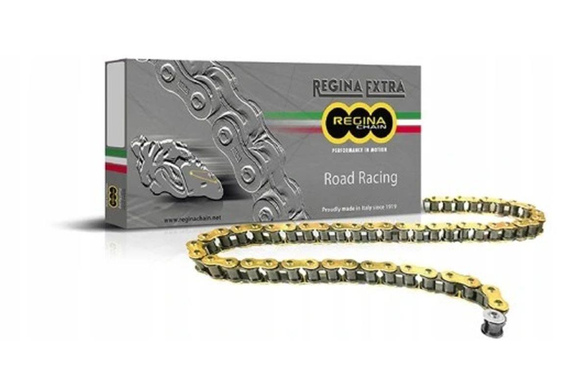 Regina Łańcuch Napędowy 415 90Gp4 136 Ogniw Road Racing Kolor Złoty 415/136