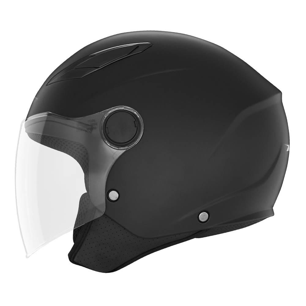 Nox Kask Otwarty Jet N710 Kid Junior Dziecięcy Kolor Czarny Mat Rozmiar L