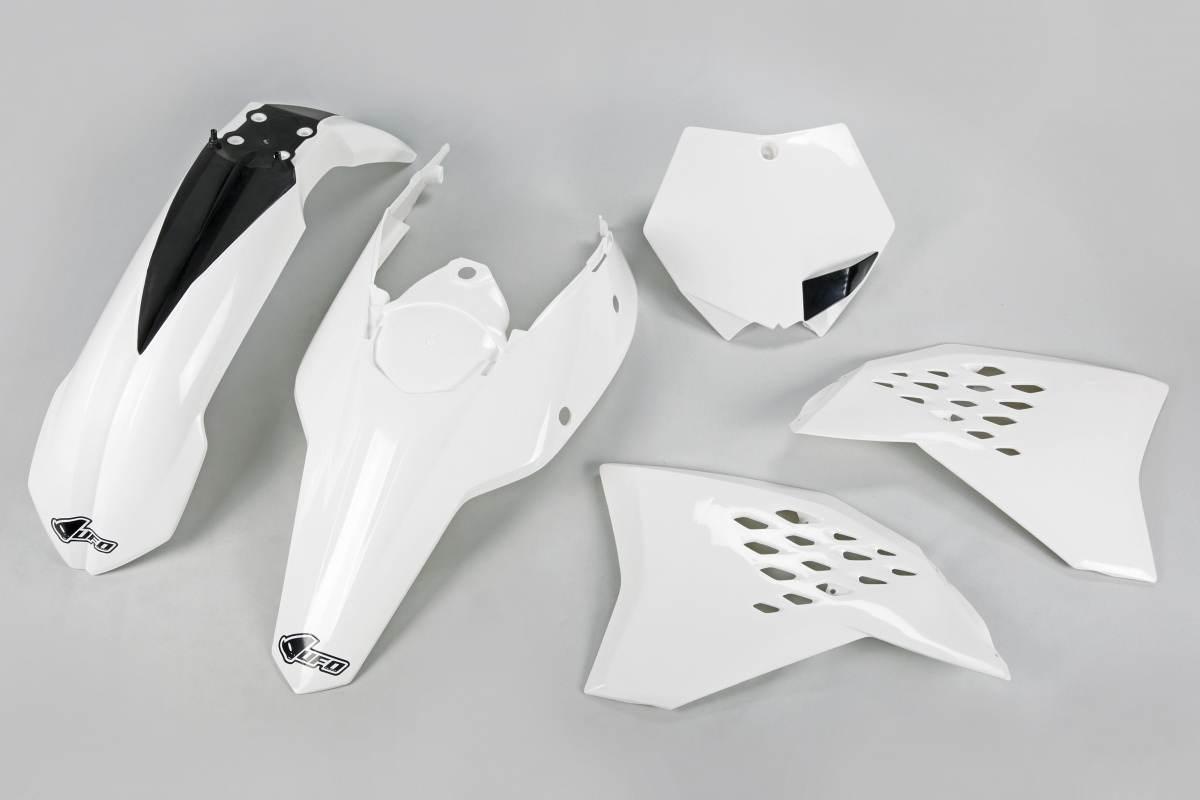 Ufo Komplet Plastików Ktm Sx/Sxf '07-'10 Kolor Biały - Zastępuje Ktkit50704